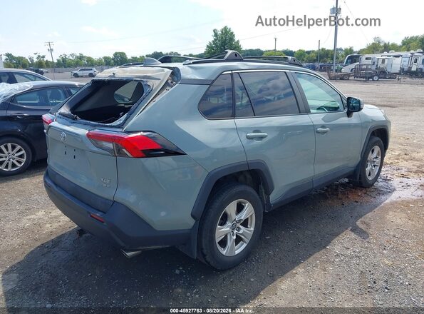 2T3P1RFV6LW090919 2020 TOYOTA RAV4 Light Blue Задняя правая четверть