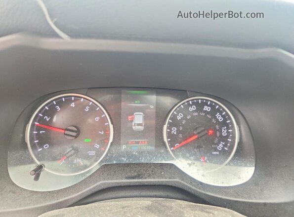 2T3P1RFV6MC190280 2021 TOYOTA RAV4 Gray Instrument cluster view