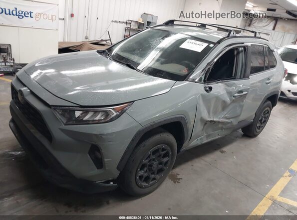 2T3P1RFV6MW206198 2021 TOYOTA RAV4 Gray წინა მარცხენა ხედი სამი მეოთხედიდან