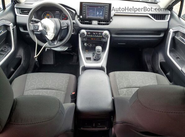 2T3P1RFV6MW230016 2021 TOYOTA RAV4 Синий Вид панели приборов