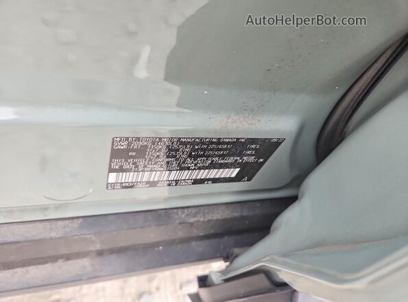 2T3P1RFV6NW315004 2022 TOYOTA RAV4 Зеленый Вид наклейки с VIN-кодом