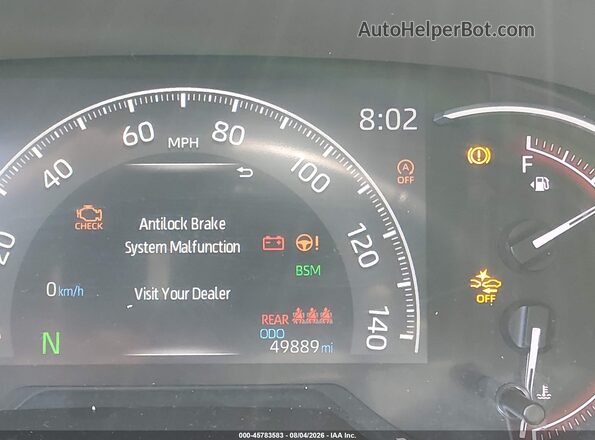 2T3P1RFV6PW336129 2023 TOYOTA RAV4 Blue Vista de los asientos traseros