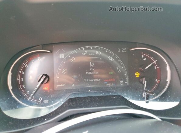 2T3P1RFV6SW614455 2025 TOYOTA RAV4 Black Սարքավորումների վահանակի տեսք