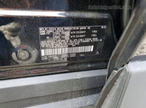 2T3P1RFV6SW614455 2025 TOYOTA RAV4 Black Սալոնի 360 աստիճան տեսք