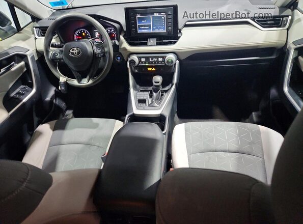 2T3P1RFV7KW057765 2019 TOYOTA RAV4 Charcoal Առջևի վահանակի տեսք