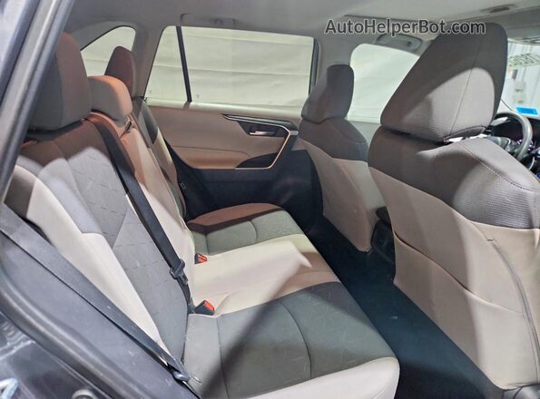 2T3P1RFV7KW057765 2019 TOYOTA RAV4 Charcoal Հետևի նստատեղերի տեսք