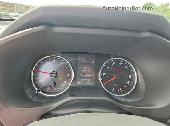 2T3P1RFV7LC128143 2020 TOYOTA RAV4 Silver Vista del cuadro de instrumentos