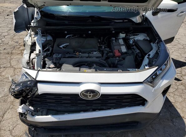 2T3P1RFV7LC140616 2020 TOYOTA RAV4 White Вид підкапотного простору