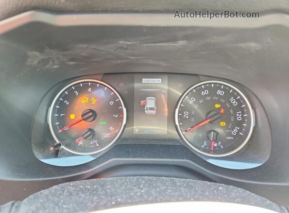 2T3P1RFV7MC158986 2021 TOYOTA RAV4 Gray ხელსაწყოთა პანელის ხედი
