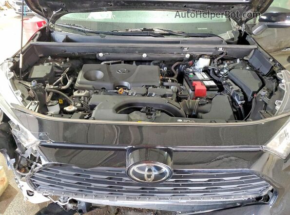 2T3P1RFV7MC177814 2021 TOYOTA RAV4 Black Engine compartment view
