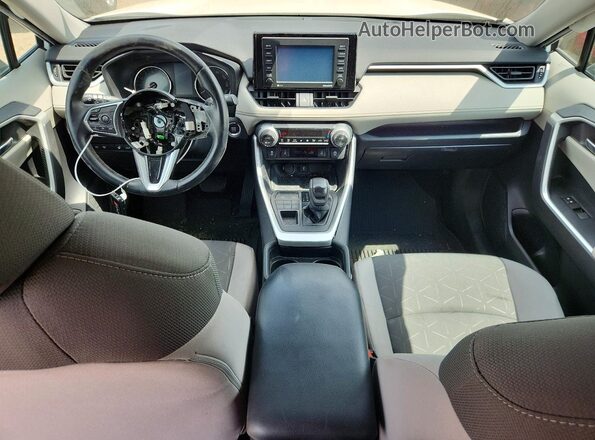 2T3P1RFV7MC195035 2021 TOYOTA RAV4 White წინა პანელის ხედი