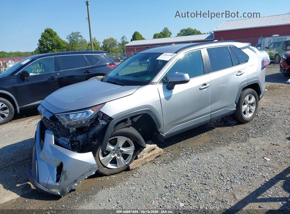 2T3P1RFV7MW179707 2021 TOYOTA RAV4 Серебряный Передняя левая четверть