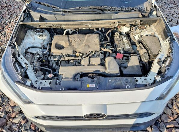 2T3P1RFV7NW262345 2022 TOYOTA RAV4 White ძრავის განყოფილების ხედი