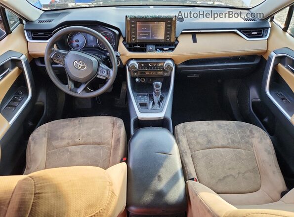 2T3P1RFV7NW262345 2022 TOYOTA RAV4 White წინა პანელის ხედი