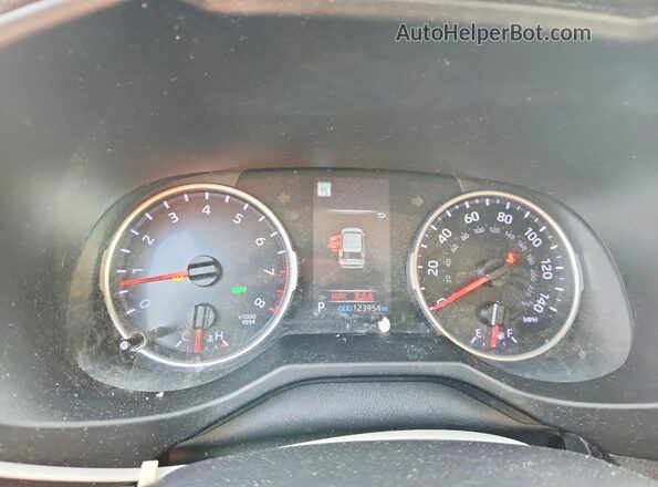 2T3P1RFV7NW262345 2022 TOYOTA RAV4 White ხელსაწყოთა პანელის ხედი
