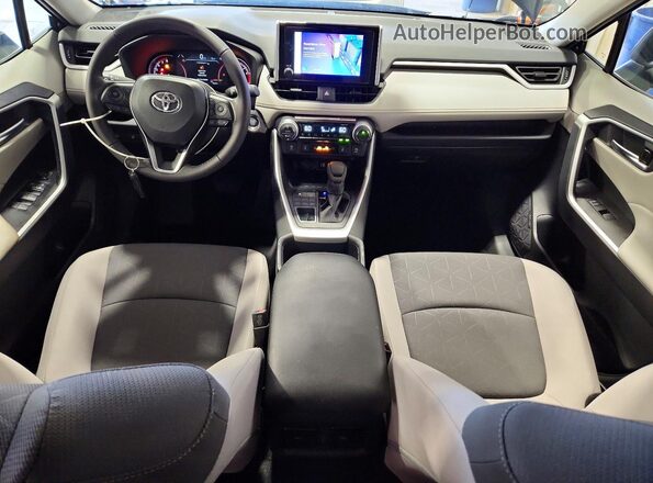 2T3P1RFV7SW512680 2025 TOYOTA RAV4 Blue Vista del salpicadero