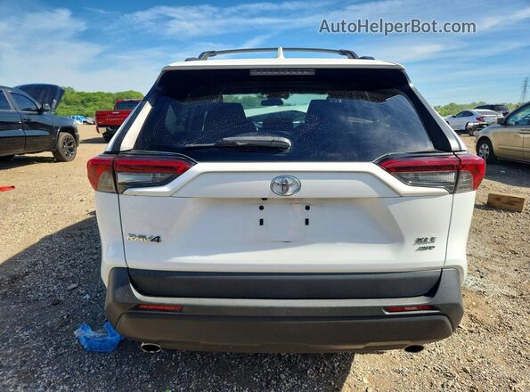2T3P1RFV8KC019382 2019 TOYOTA RAV4 White უკანა ხედი