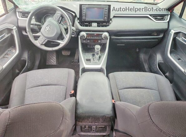2T3P1RFV8KW045608 2019 TOYOTA RAV4 Red Առջևի վահանակի տեսք