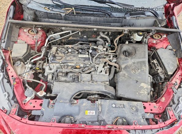 2T3P1RFV8KW045608 2019 TOYOTA RAV4 Red Շարժիչի բաժամունքի տեսք