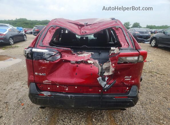 2T3P1RFV8KW045608 2019 TOYOTA RAV4 Red Հետևի տեսք