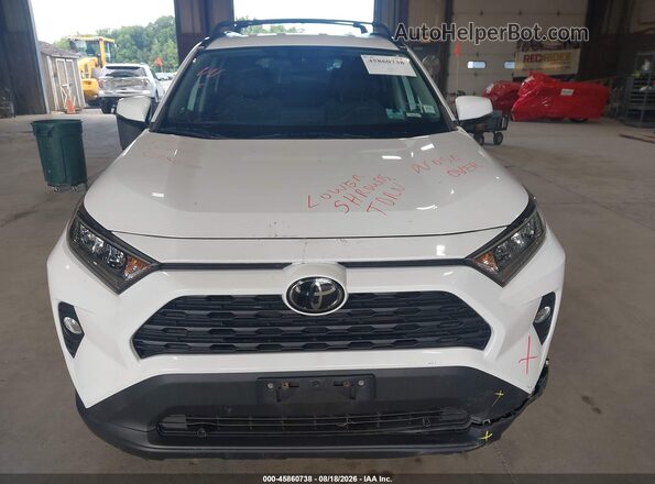 2T3P1RFV8LC119810 2020 TOYOTA RAV4 White Вид щитка приладів