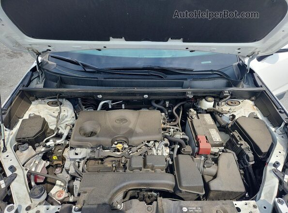 2T3P1RFV8PC353287 2023 TOYOTA RAV4 White ძრავის განყოფილების ხედი