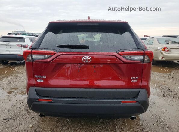 2T3P1RFV8SW605854 2025 TOYOTA RAV4 Red Vista trasera