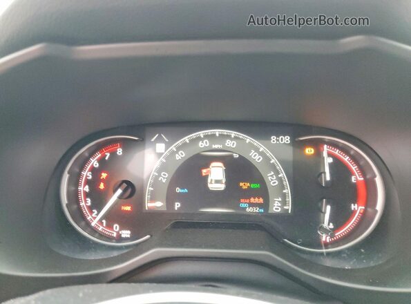 2T3P1RFV8SW605854 2025 TOYOTA RAV4 Red Vista del cuadro de instrumentos