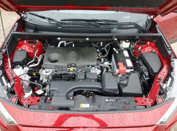 2T3P1RFV8SW605854 2025 TOYOTA RAV4 Red Vista del compartimento del motor
