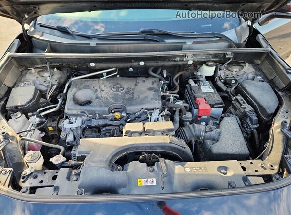 2T3P1RFV9KW071215 2019 TOYOTA RAV4 Black Widok komory silnika