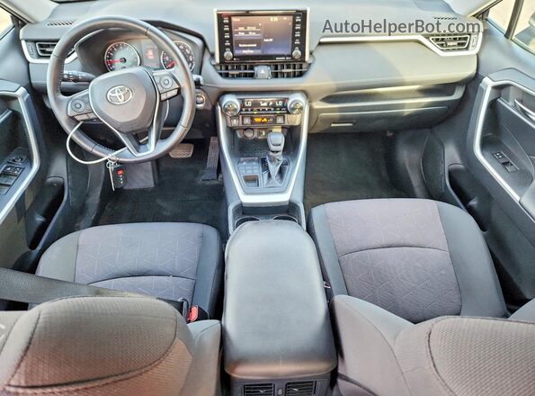 2T3P1RFV9KW071215 2019 TOYOTA RAV4 Black Widok deski rozdzielczej