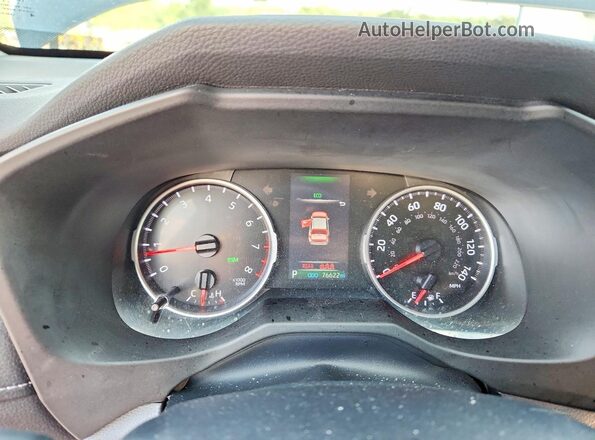 2T3P1RFV9KW071215 2019 TOYOTA RAV4 Black Widok zestawu wskaźników