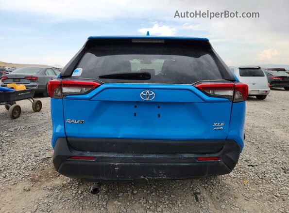 2T3P1RFV9MW140181 2021 TOYOTA RAV4 Blue უკანა ხედი