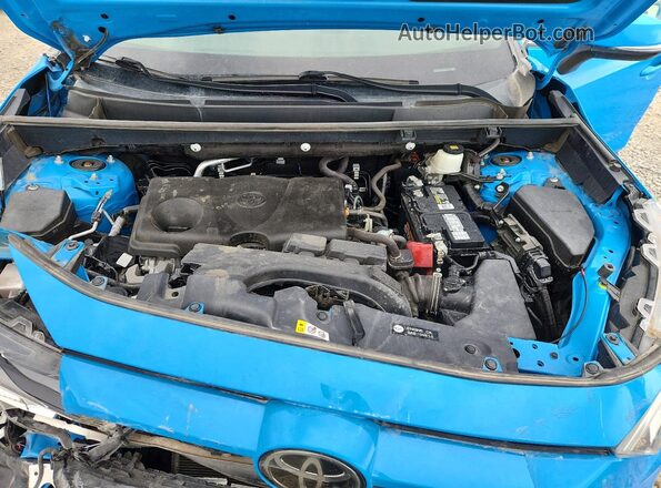 2T3P1RFV9MW140181 2021 TOYOTA RAV4 Blue უკანა სალონის ხედი