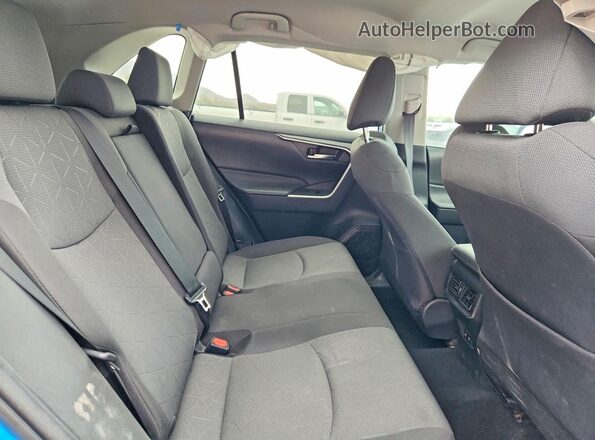 2T3P1RFV9MW140181 2021 TOYOTA RAV4 Blue უკანა სავარძლების ხედი