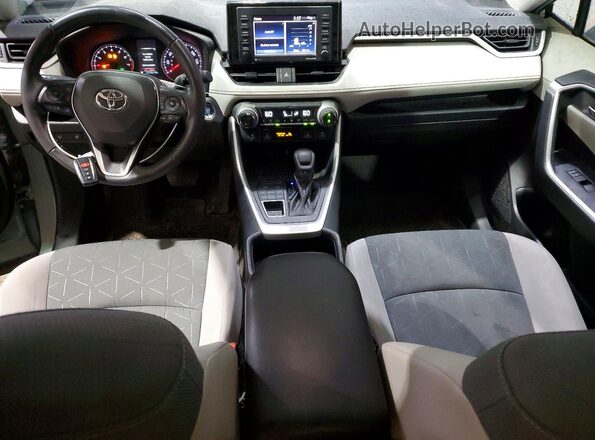 2T3P1RFV9NW248916 2022 TOYOTA RAV4 Green Vista del salpicadero