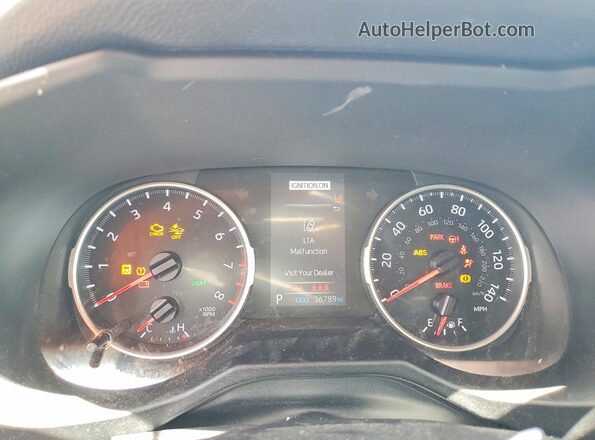 2T3P1RFV9NW301033 2022 TOYOTA RAV4 Gray Вид щитка приладів