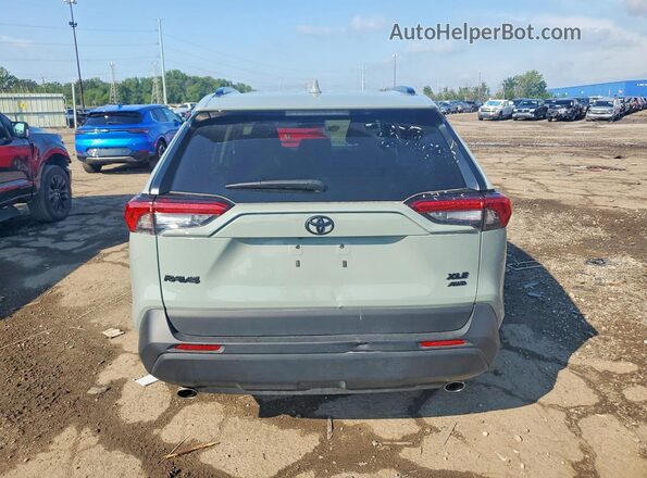 2T3P1RFV9NW327938 2022 TOYOTA RAV4 Green Widok z tyłu