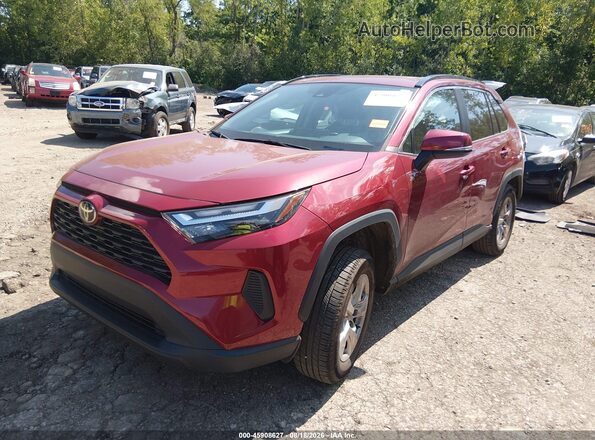 2T3P1RFV9PW359873 2023 TOYOTA RAV4 Red Առջևի ձախ երեք քառորդ տեսարան