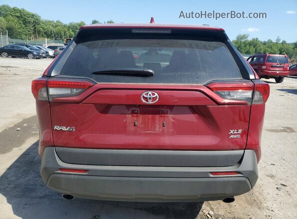 2T3P1RFV9SW633680 2025 TOYOTA RAV4 Burgundy Rear view