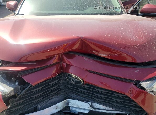 2T3P1RFV9SW633680 2025 TOYOTA RAV4 Burgundy Engine compartment view