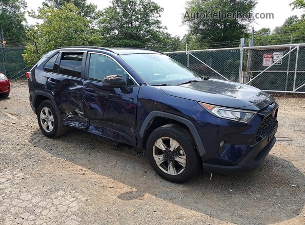 2T3P1RFVXKW029779 2019 TOYOTA RAV4 Blue Delantero derecho