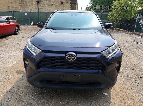 2T3P1RFVXKW029779 2019 TOYOTA RAV4 Blue Vista frontal