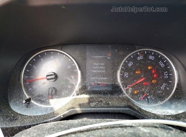 2T3P1RFVXKW029779 2019 TOYOTA RAV4 Blue Vista del cuadro de instrumentos