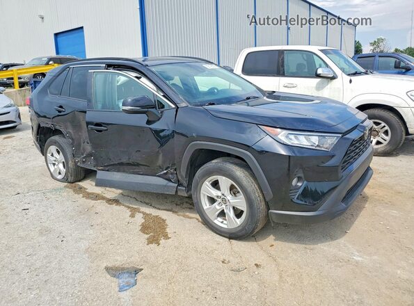 2T3P1RFVXMW244677 2021 TOYOTA RAV4 Черный Передняя правая четверть