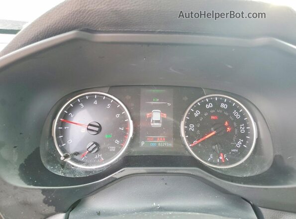 2T3P1RFVXMW244677 2021 TOYOTA RAV4 Черный Вид щитка приборов