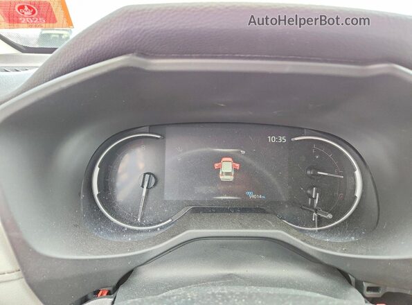 2T3P1RFVXRC433550 2024 TOYOTA RAV4 White Widok zestawu wskaźników