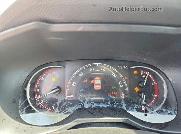 2T3P1RFVXSW614684 2025 TOYOTA RAV4 Gray Սարքավորումների վահանակի տեսք