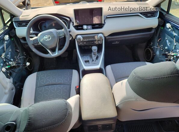 2T3P1RFVXSW634482 2025 TOYOTA RAV4 Blue Dashboard view
