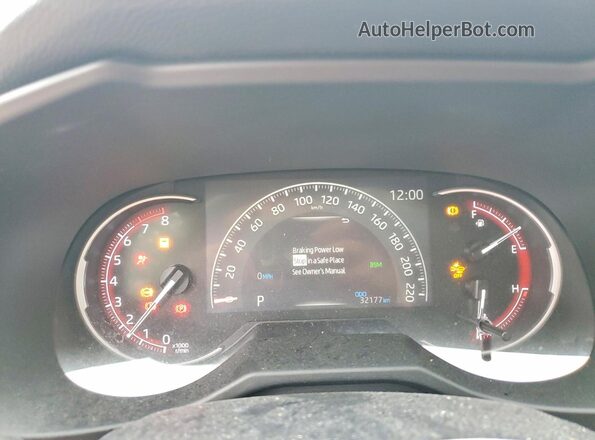 2T3R1RFV2PC355254 2023 TOYOTA RAV4 Gray Vista del cuadro de instrumentos